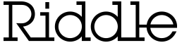 Riddle Magazine logo