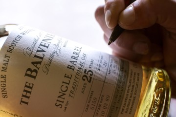The Balvenie Single Barrel Traditional Oak 25yo hand-numbered Label copy