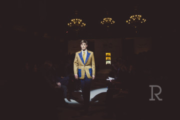 Golden Shears 2015 Winner; half shooting jacket and trousers by Joe Holsgrove