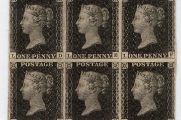 Penny Black block of six