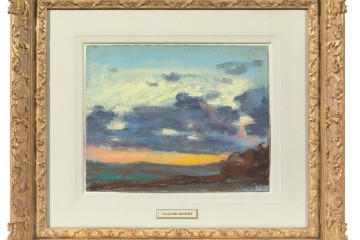 Claude Monet, Etude de ciel, One of a pair. (Richard Green, Masterpiece)