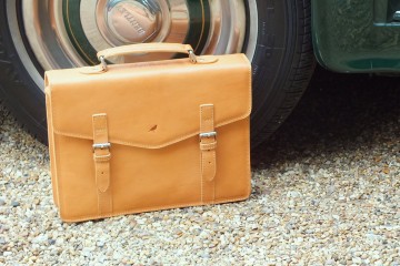 Rufus Country Maple Briefcase