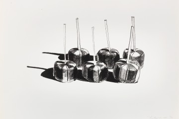Wayne Thiebaud, Suckers State I, 1968. Lithograph