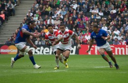 Stadium MK, Milton Keynes, UK. 3rd Oct 2015. Rugby World Cup 2015 Match 24 - Samoa V Japan. © Chris Yates