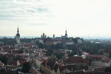 Tallinn Old Town from St Olaf Church