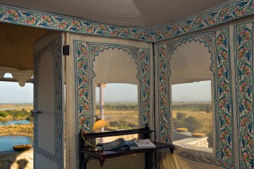 Chhatra Sagar  -  Hill tent Interior